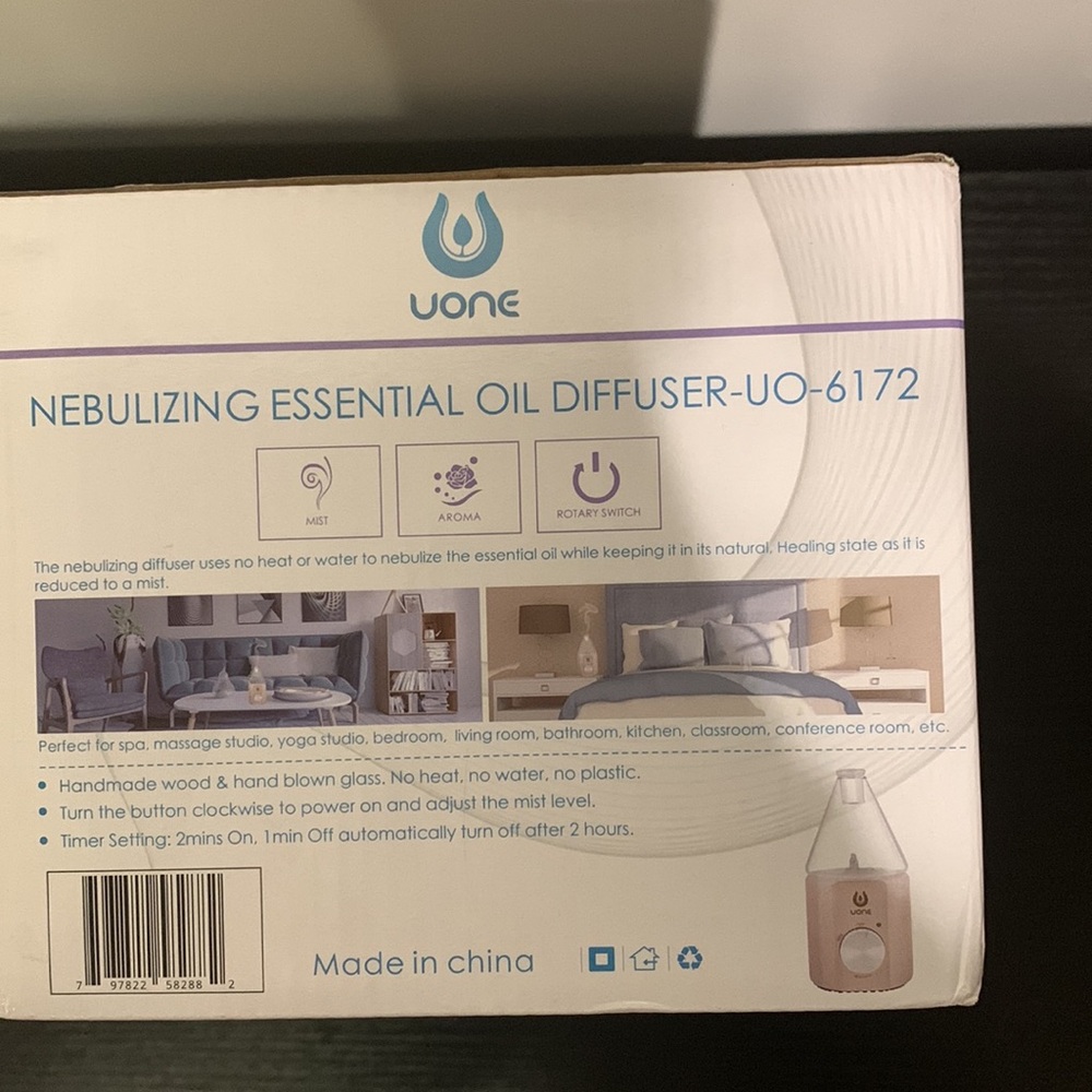 UONE Nebulizing Essential Oil Diffuser - Picture 3 of 3